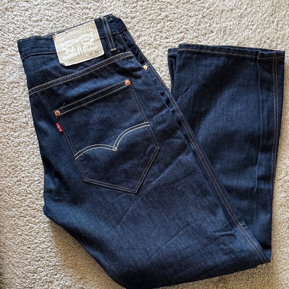 Levi's Men's Dark blue 514 jeans 34x32